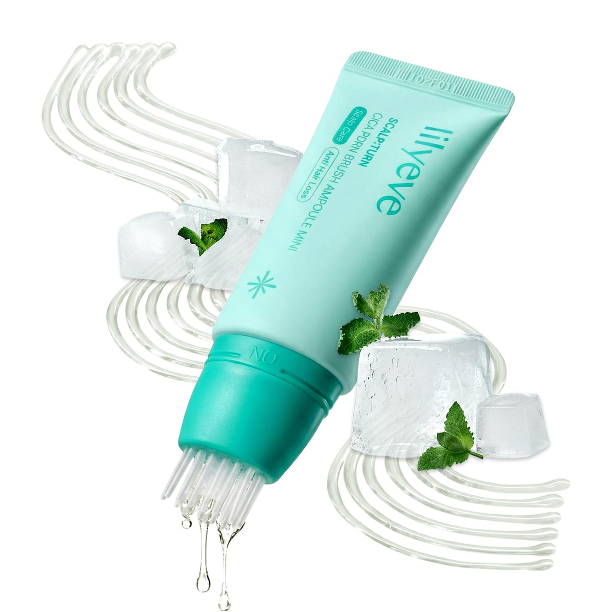Lilyeve Scalp:Turn CICA PDRN Brush Ampoule - Snipetell
