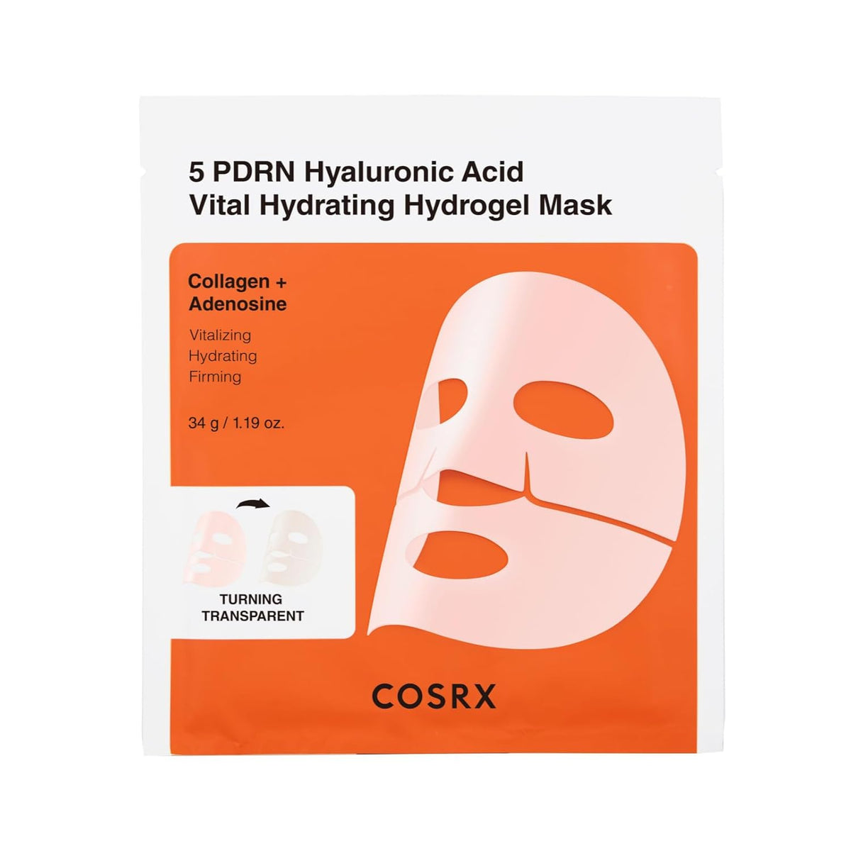 Cosrx 5 PDRN Hyaluronic Acid Vital Hydrating Hydrogel Mask - Snipetell