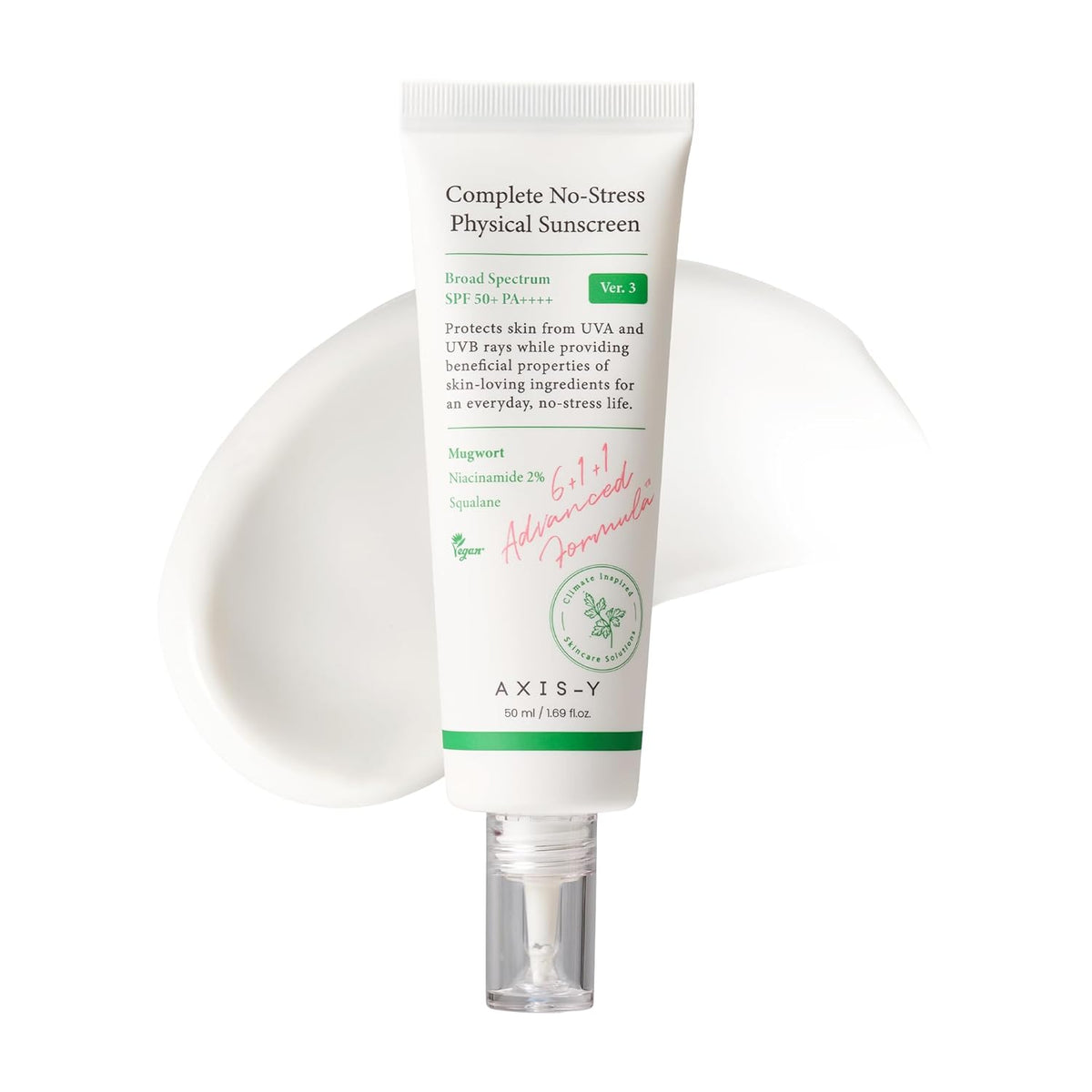 AXIS-Y Complete No-Stress Physical Sunscreen SPF50+ PA++++ - Snipetell