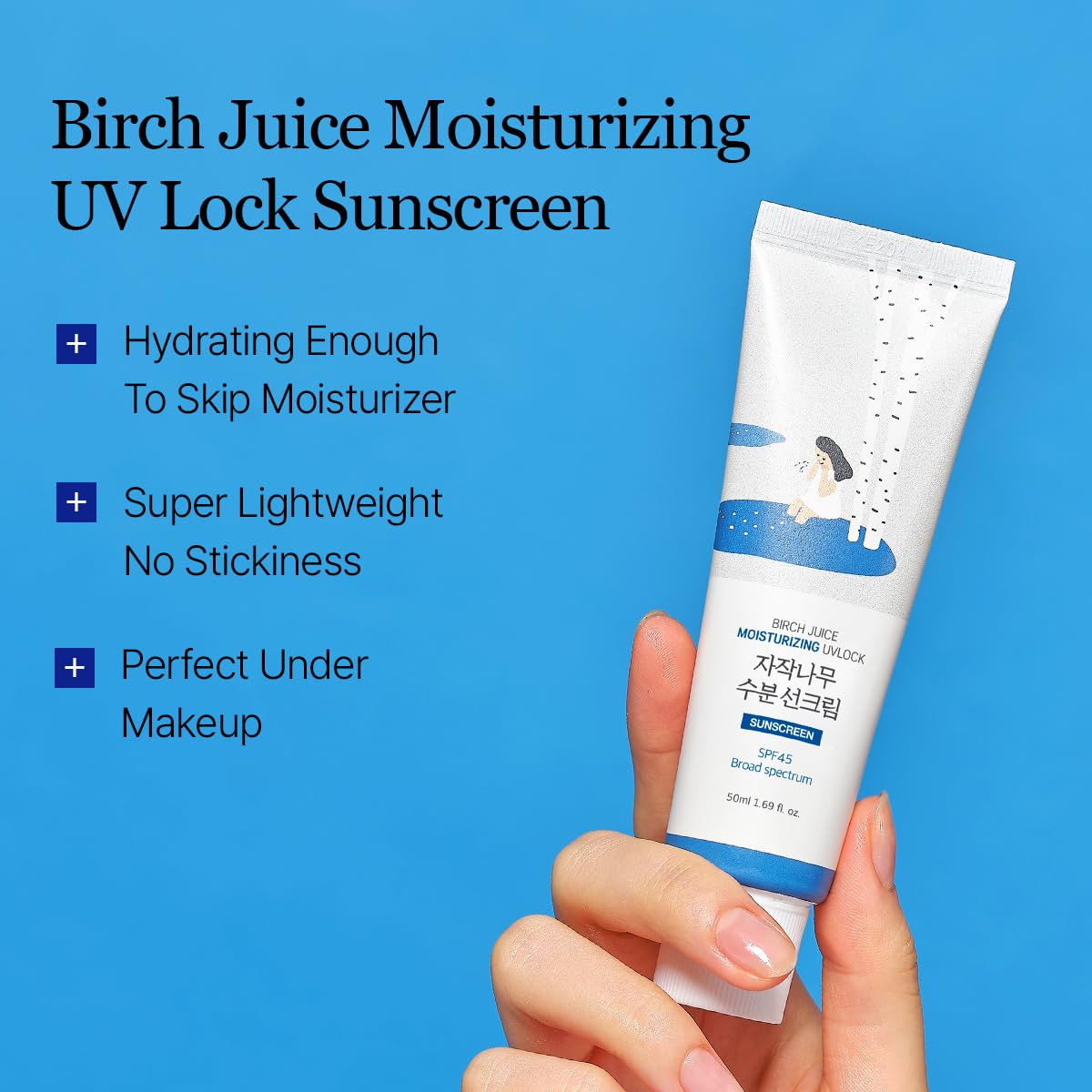 Round Lab Birch Juice Moisturizing UV Lock Sunscreen - Snipetell