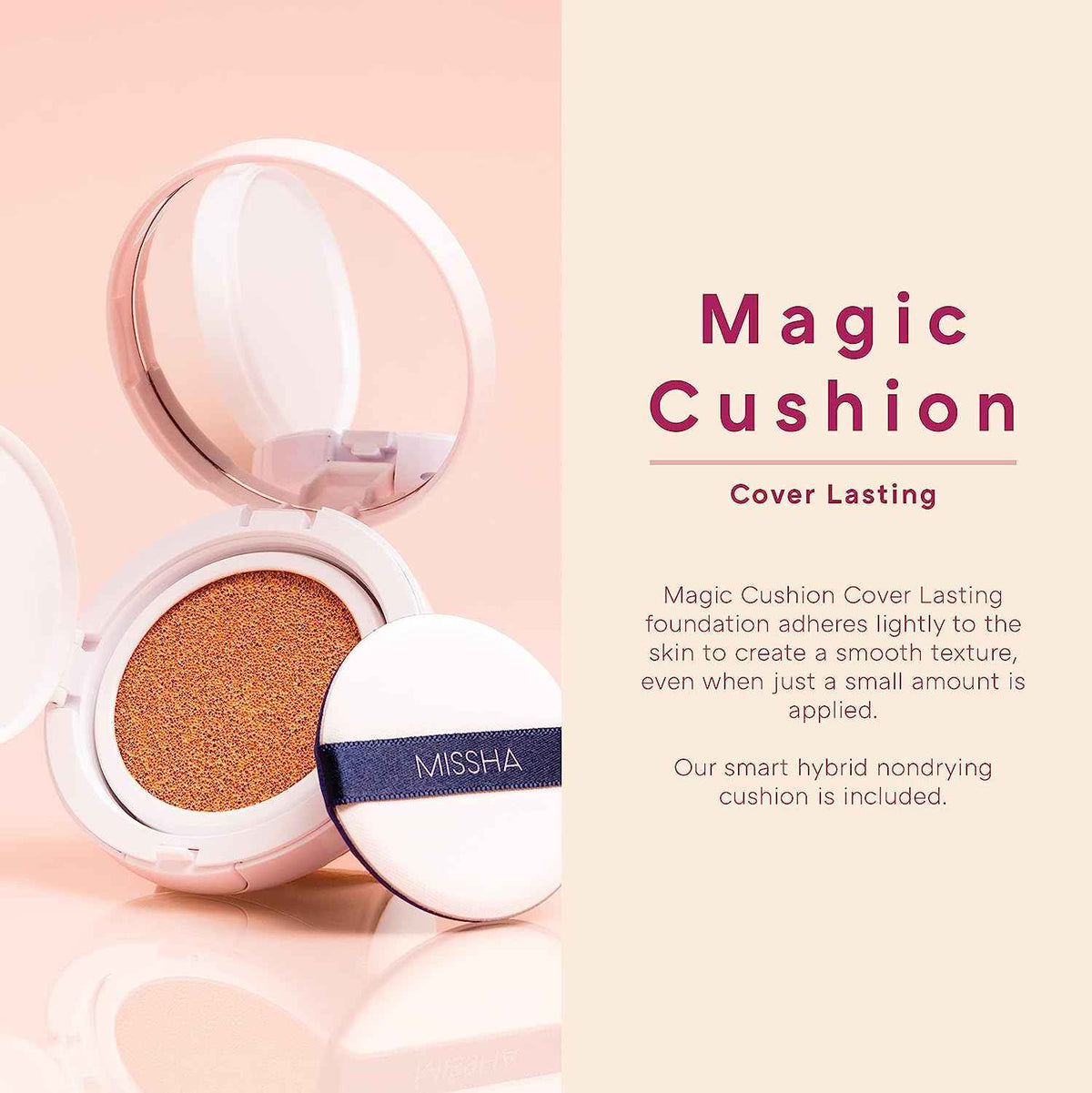 Missha M Magic Cushion Cover Lasting #23 Neutral Medium Beige