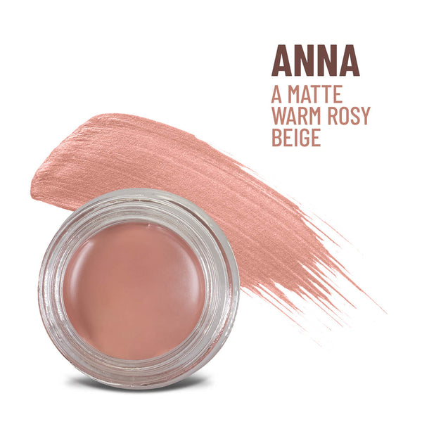 Anna Any Wear Creme - A Waterproof Multi-tasking creme to powder product for eyes, cheeks & lips. Can be worn anywhere - Snipetell