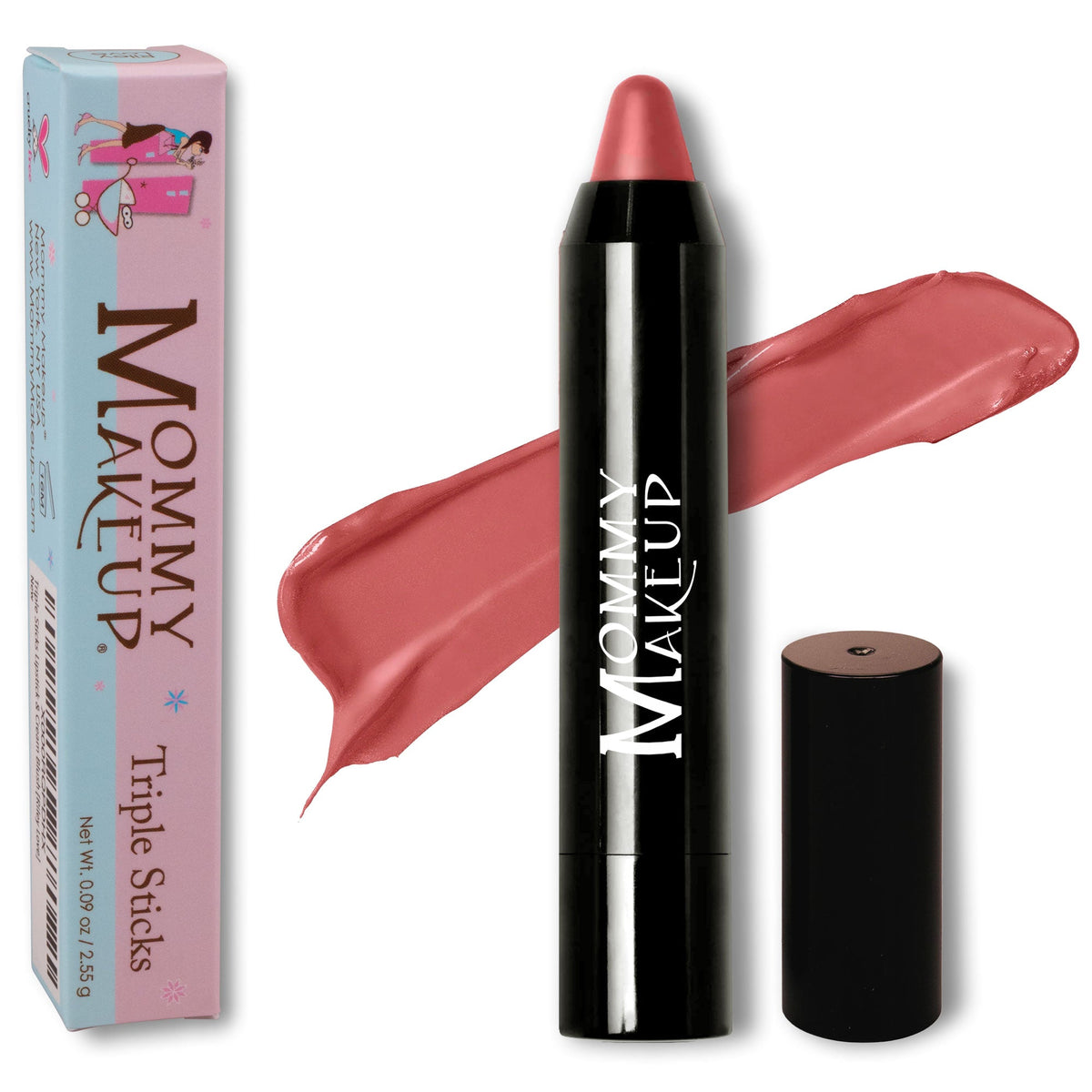 Triple Sticks Lipstick, Cream Blush, and Treatment in Tess - Snipetell