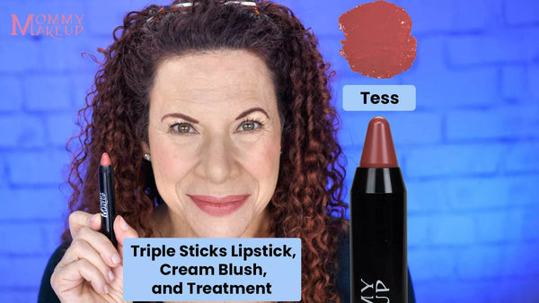Triple Sticks Lipstick, Cream Blush, and Treatment in Tess - Snipetell