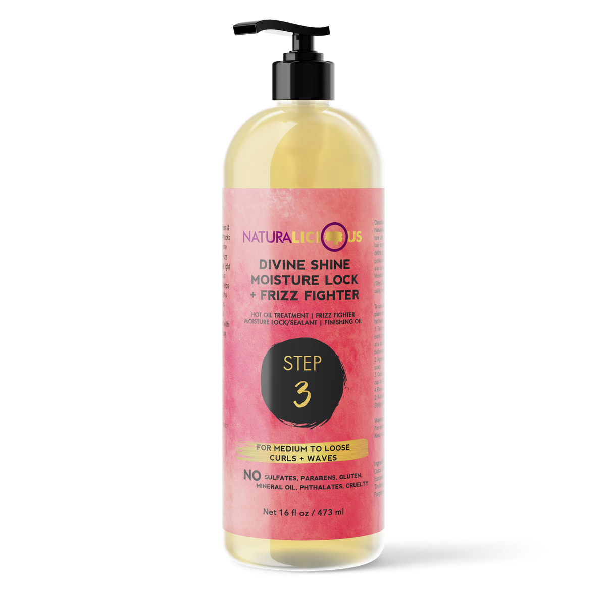 Format salon - Étape 3 Hydratation et anti-frisottis, 473 ml
