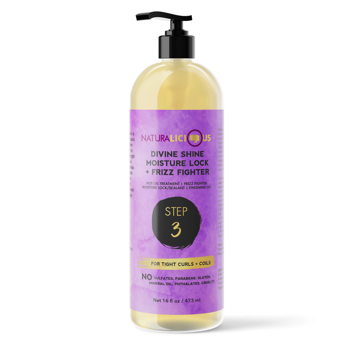 Format salon - Étape 3 Hydratation et anti-frisottis, 473 ml