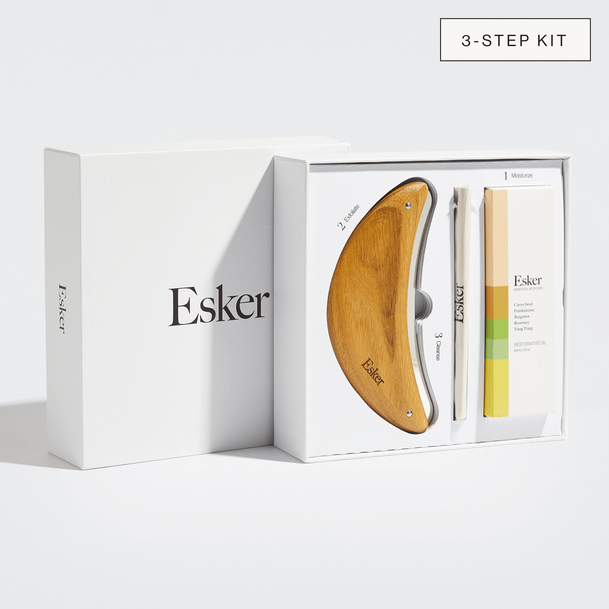 Ensemble d'outils d'exfoliation pour le corps