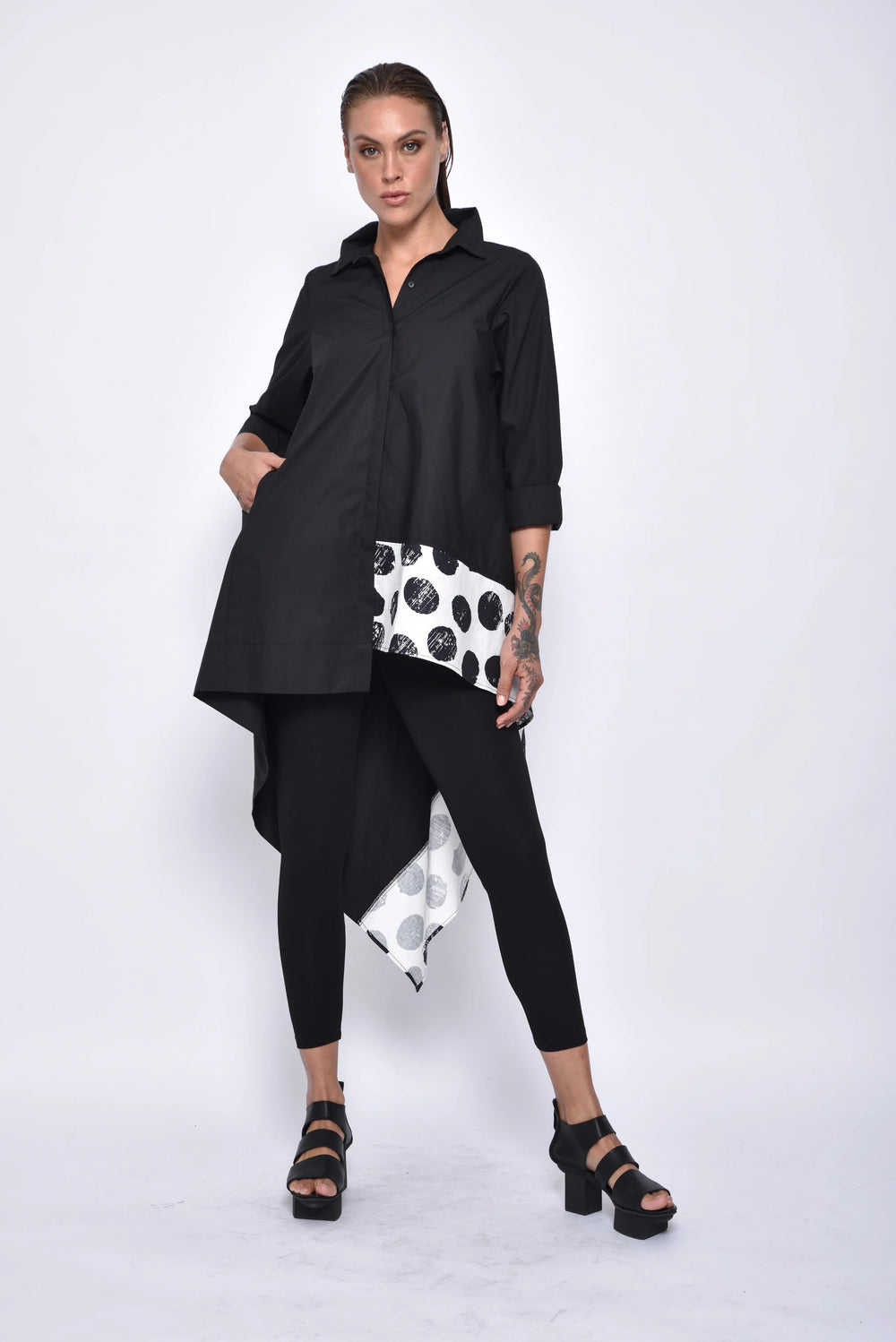 Asymmetrical Tunic Shirt