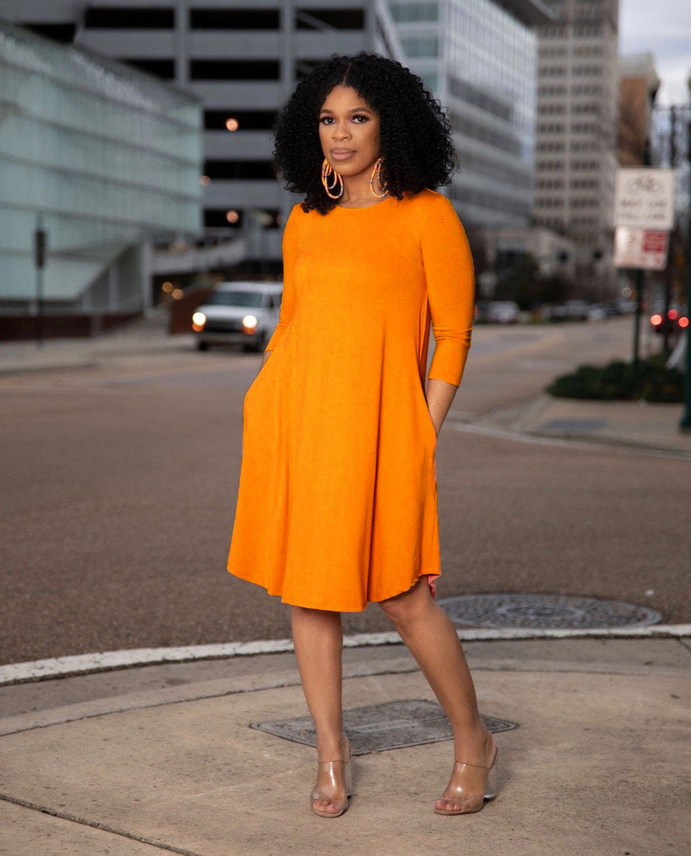 Women Clothing Dress Long Sleeve T-shirt Mid Solid Color Basic Summer Autumn
