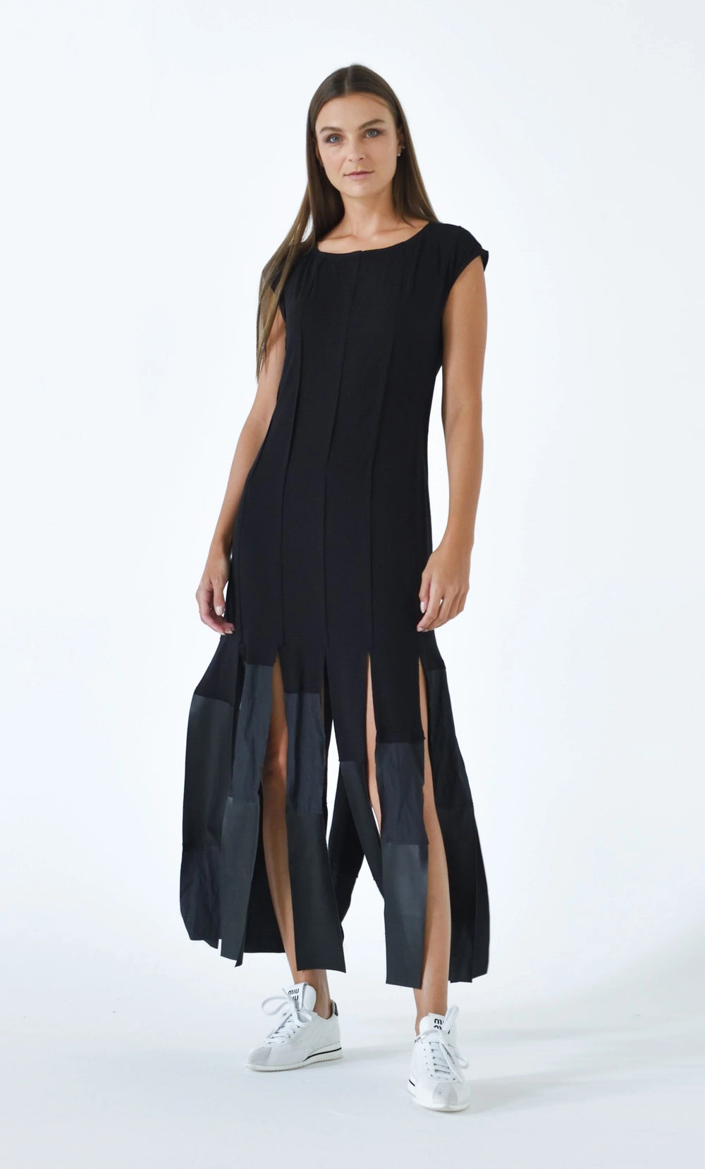 Motion Panel Maxi Dress