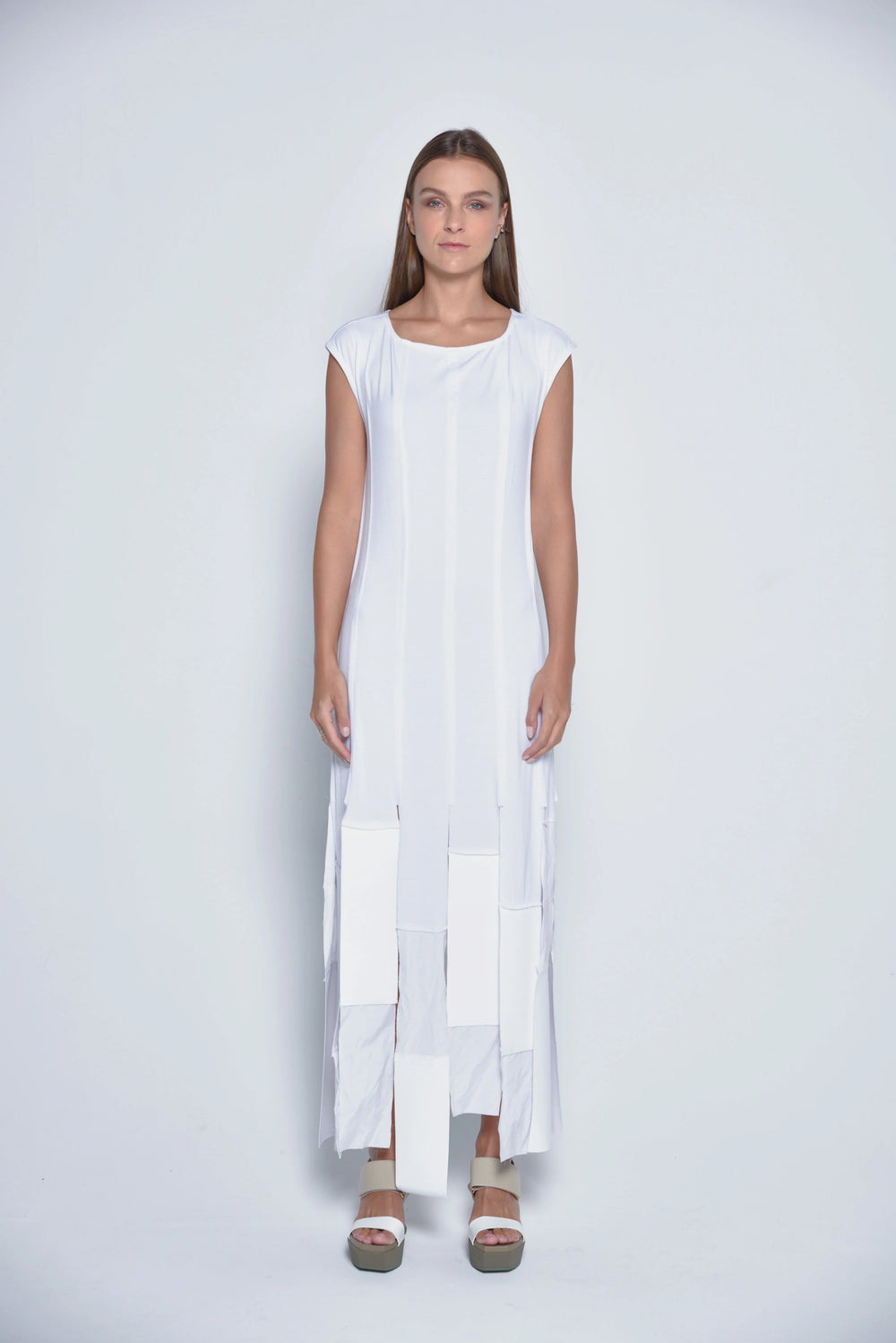 Motion Panel Maxi Dress