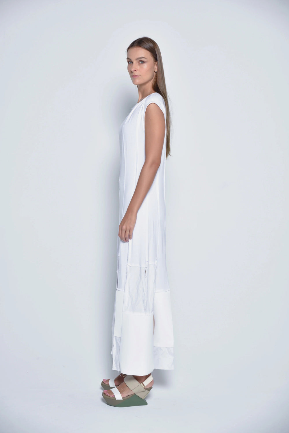 Motion Panel Maxi Dress