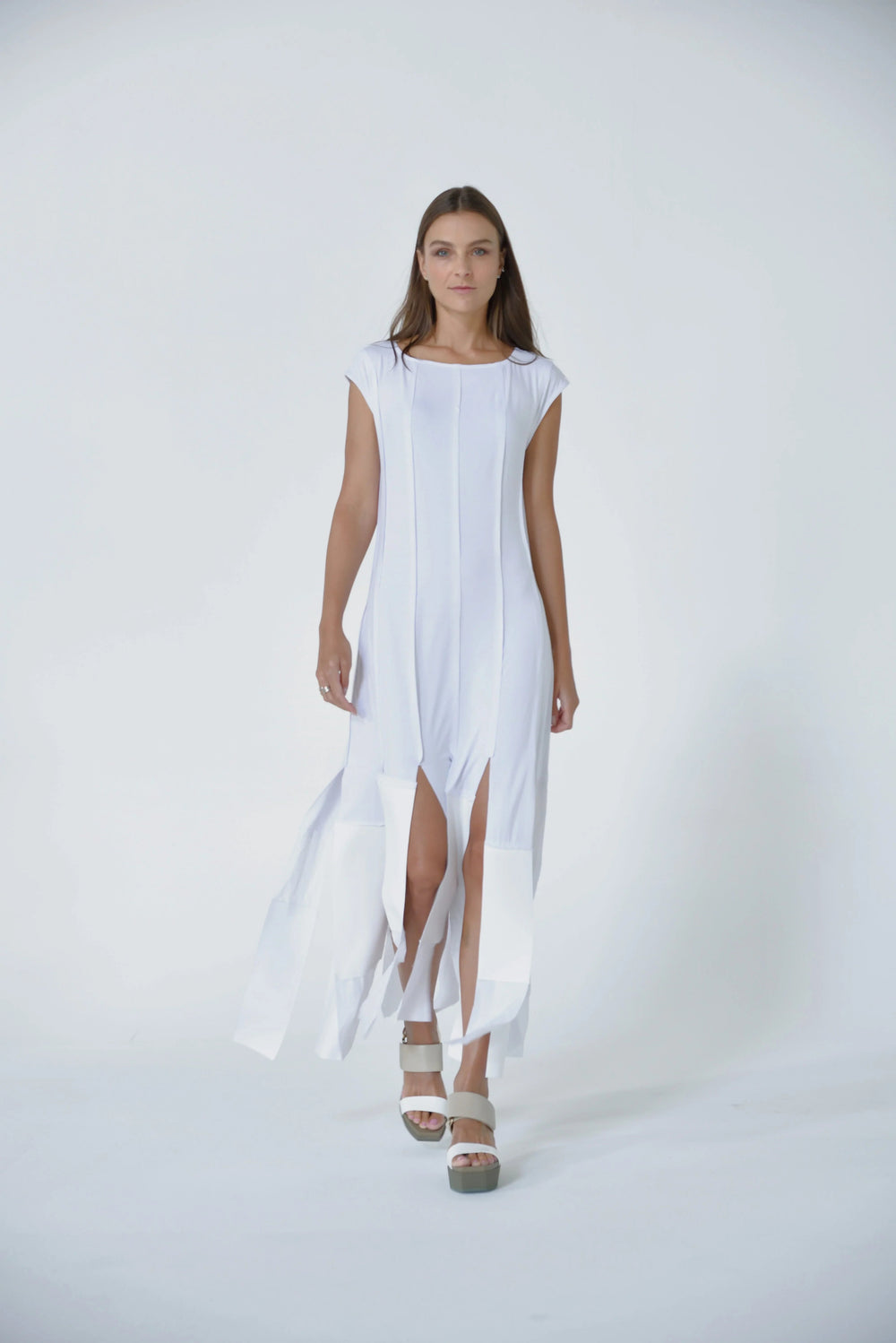 Motion Panel Maxi Dress