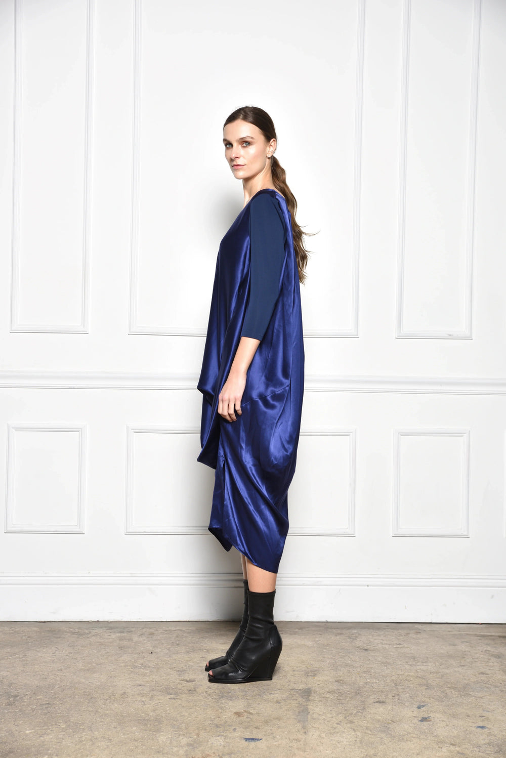 Draped dress