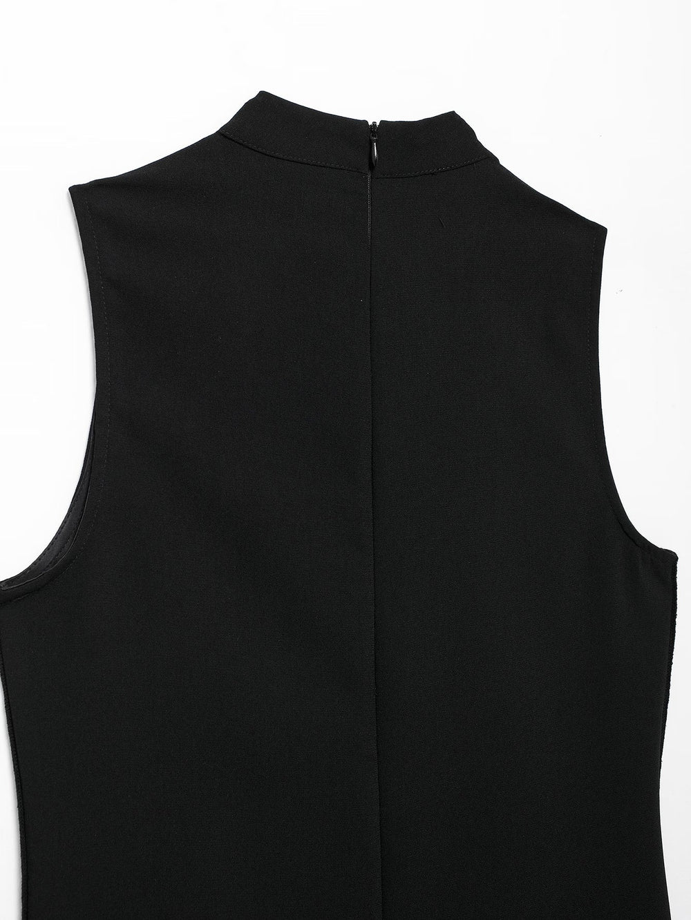 Fall Women Clothing Casual Simple Short Sleeveless Dress