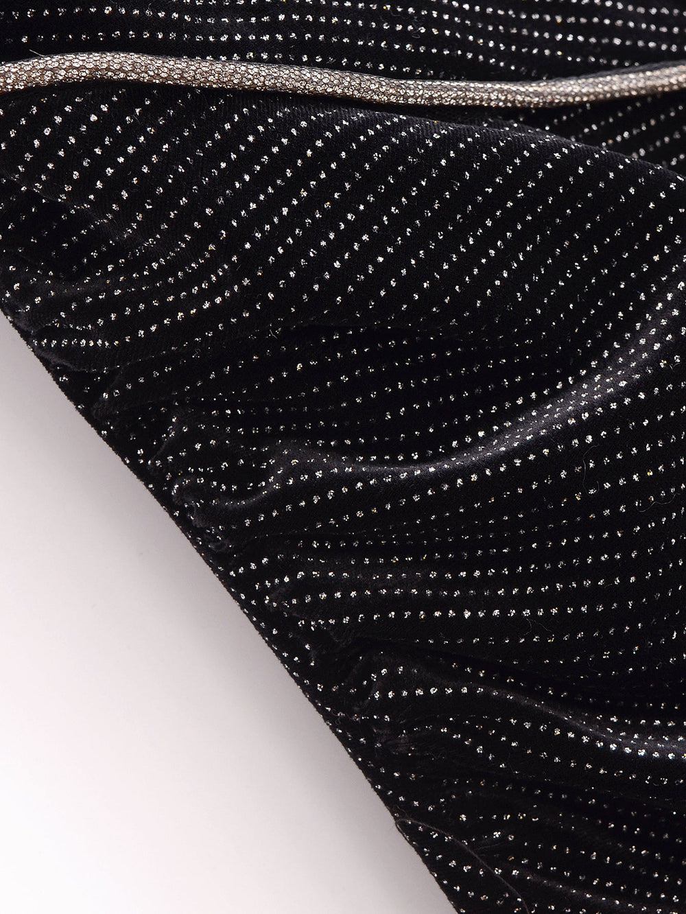 Women Clothing Elegant Slim Shiny Ornament Velvet Sleeveless Dress