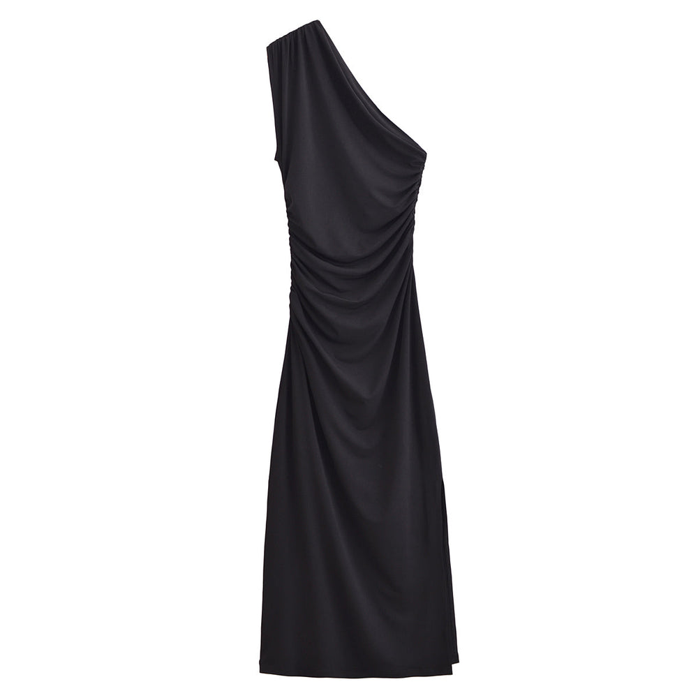 Women Clothing Summer Asymmetric Midi Dress