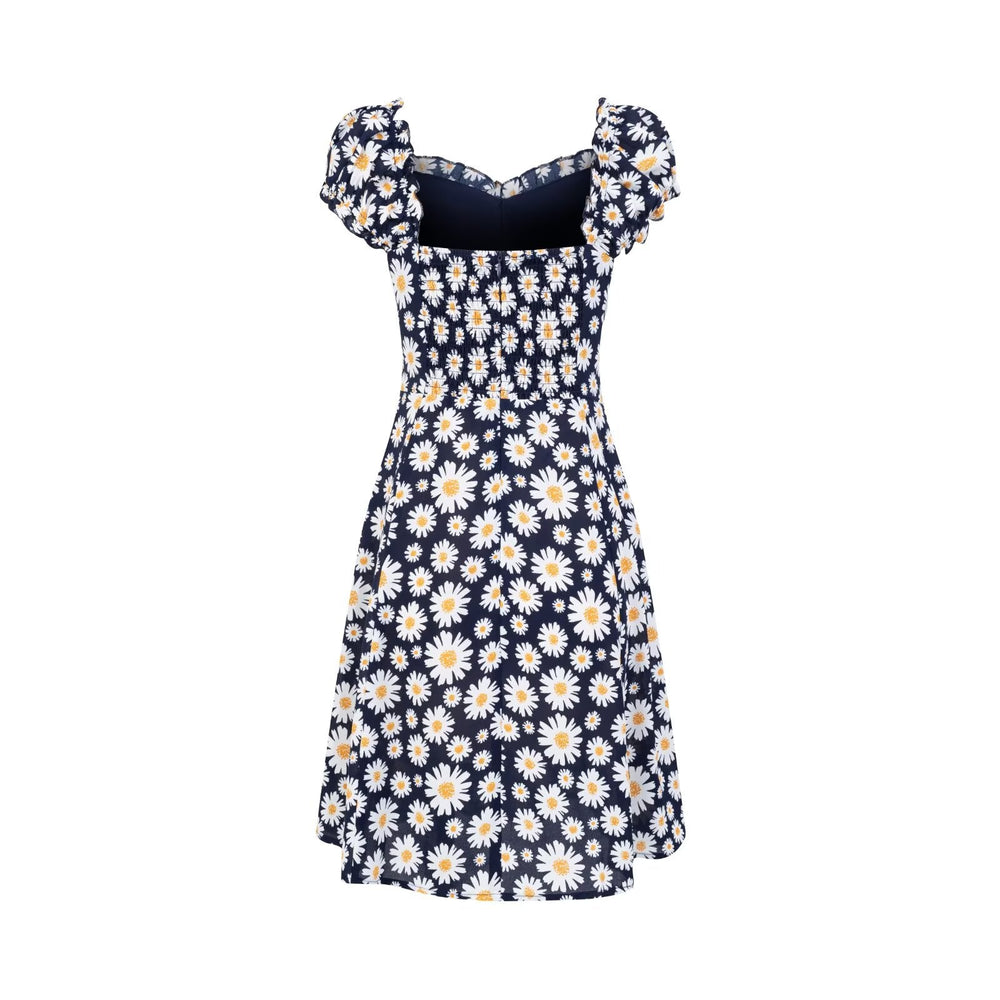 Spring Forest Girlish Pastoral Holiday Casual Printing Dress