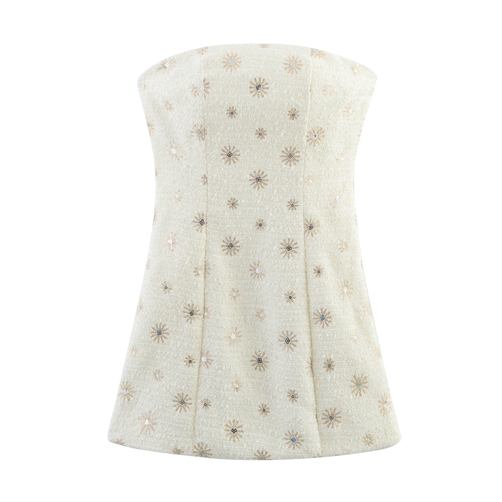 Women Clothing Summer Minority Design Slim Fit Slim Fit Tube Top Dress Women