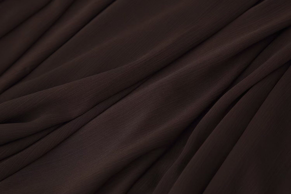 Summer Women Clothing Translucent Pleated Design Skirt