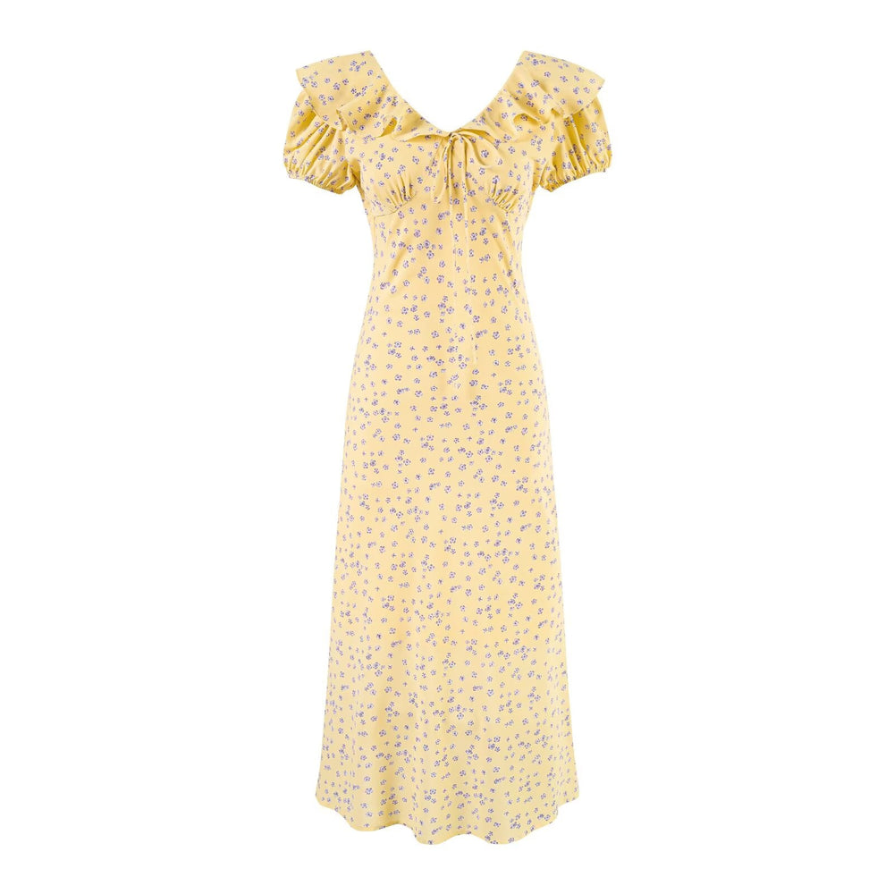 Mid Length Flounced Sexy Slim Summer Vacation Lace Sling Dress