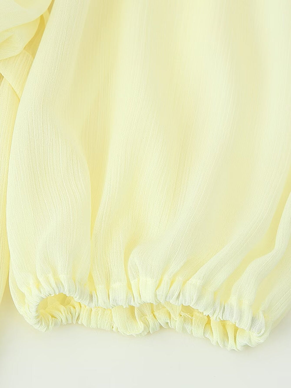 Summer Women Clothing Pleated round Neck Slimming Long Sleeves Women Maxi Dress