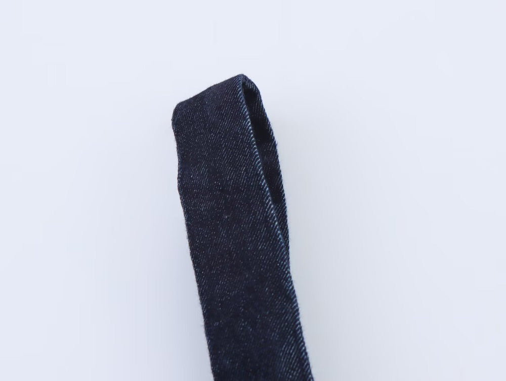Women Clothing Denim Midi Length Sling Dress