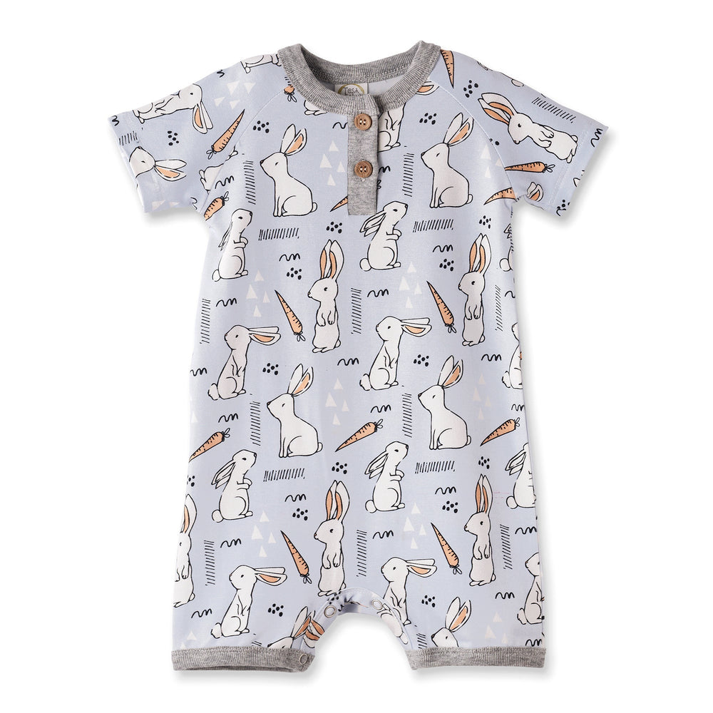 Cottontail Crew Bamboo Easter Shorty Romper for Baby Boys Tesa Babe