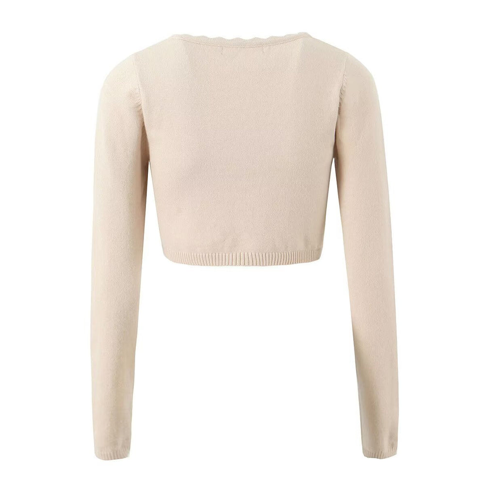 Knitted Cardigan Vest Dress Sets Women Modified Chest Waistline One Piece Long Sleeve Knitted Dress