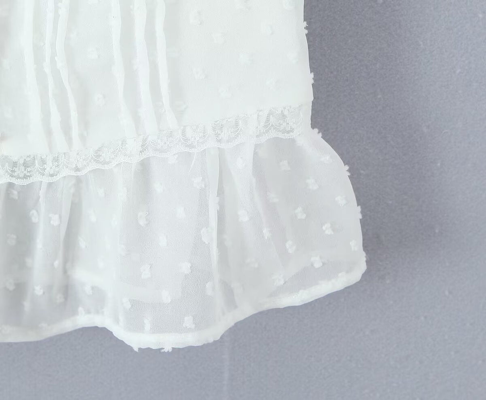 Atmosphere Lace Sleeveless Small Top Niche Lace up Waist Tight Sexy Short Sexy Shirt Vest