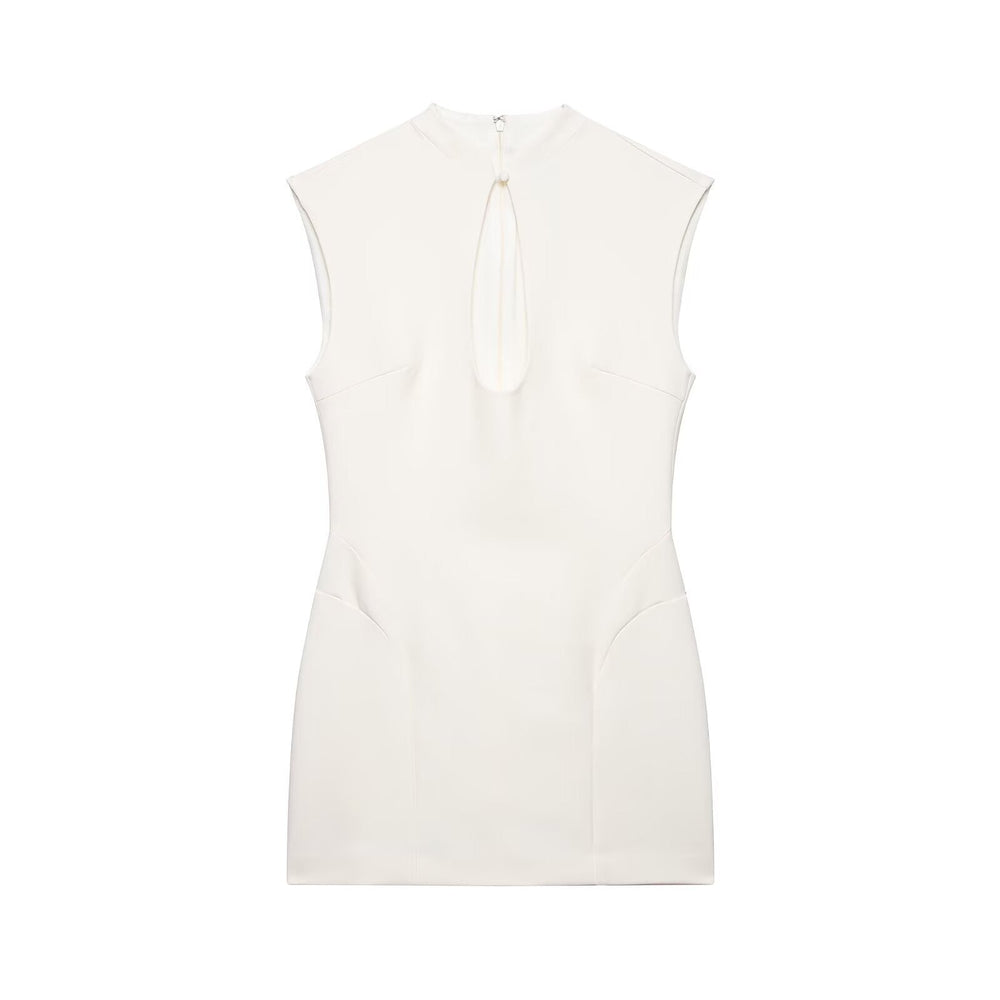 Women Clothing Western Fluffy Mini Dress