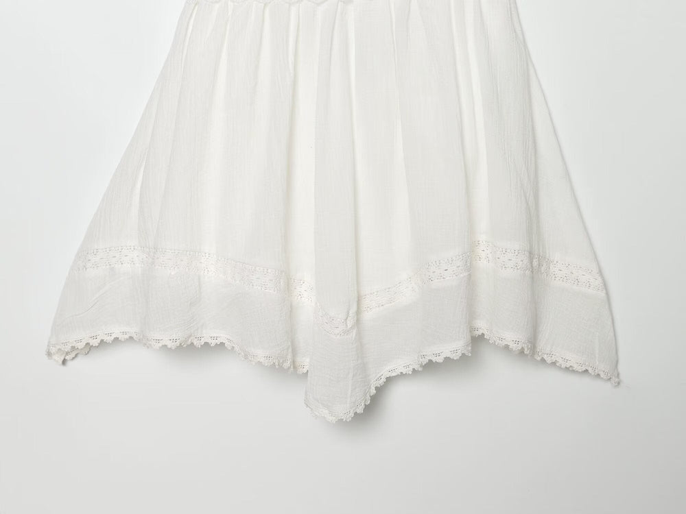 Women Clothing Summer Elegant Tulle Embroidered Mini Strap Dress