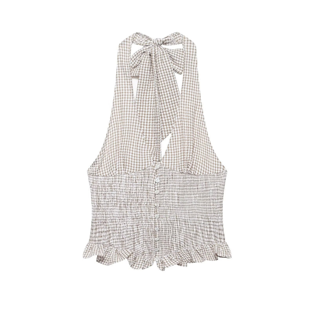 Halter Top Breasted Sexy Decoration Spicy