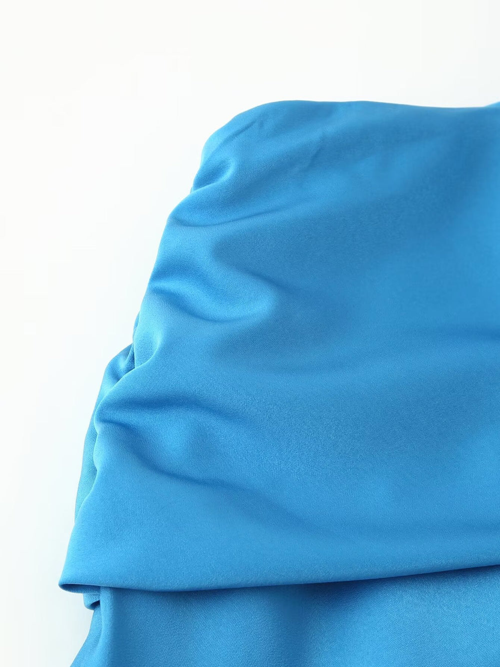 Women Clothing Asymmetric Scarf with Sexy Slim Fit Midi Skirt Long Dress
