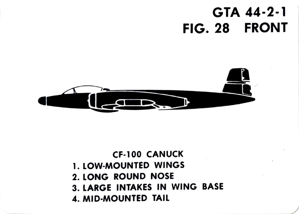 Vintage Aircraft Recognition Card Deck