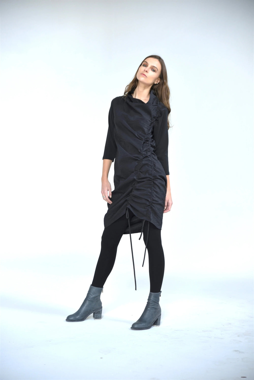 Double Ruch dress