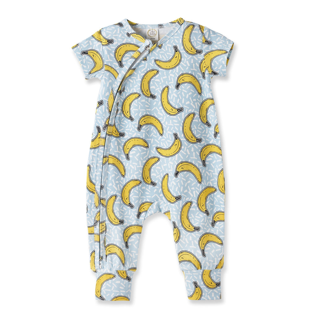 Banana Split Convertible Bamboo Zipper Romper for Baby Tesa Babe
