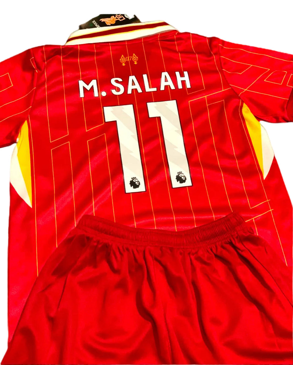 Mohamed Salah Liverpool Kids Jersey Set Soccer Football Toddler Youth Uniform Kit CustomKiddos.com