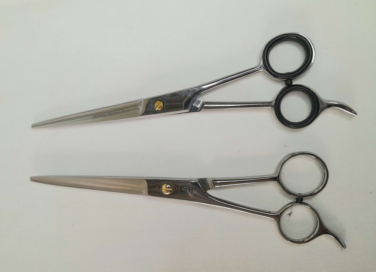 Premium Left Handed Barber Scissors - 7" for Precision Styling