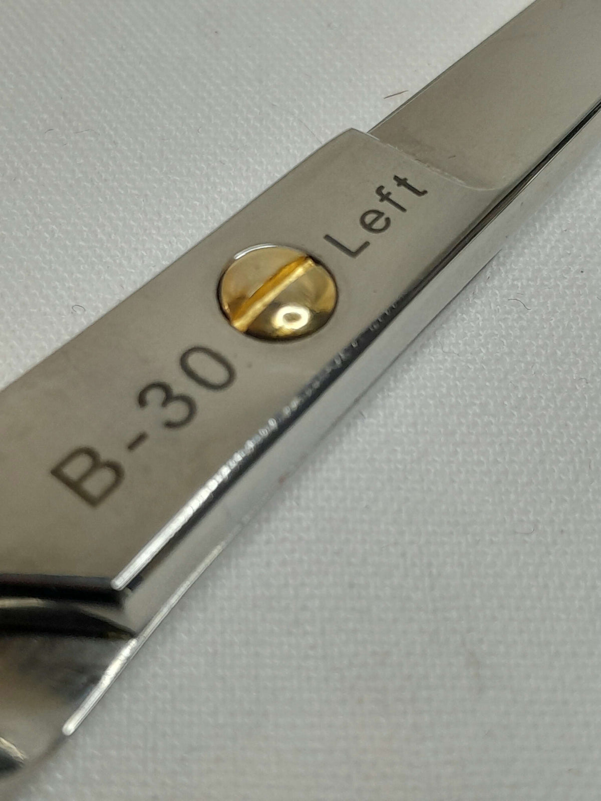 Left handed barber scissors 7"