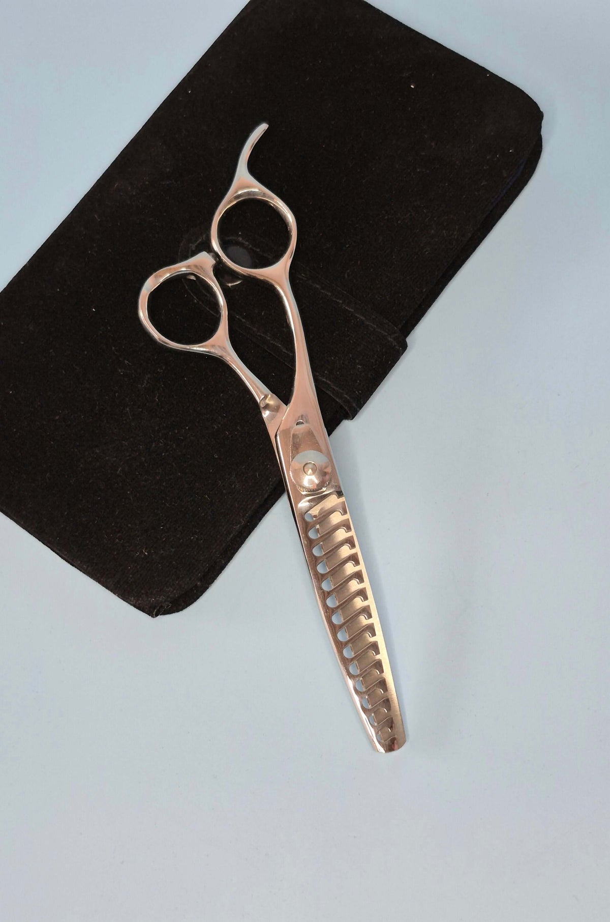Tijeras de texturizado ergonómicas para zurdos de 6" para un estilizado de precisión