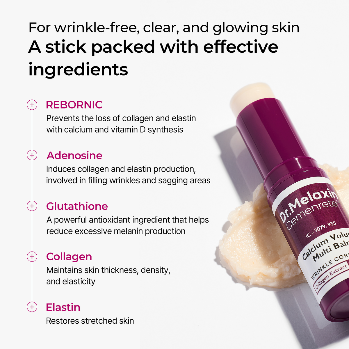 Dr. Melaxin Cemenrete Calcium Volume Multi Balm - Snipetell