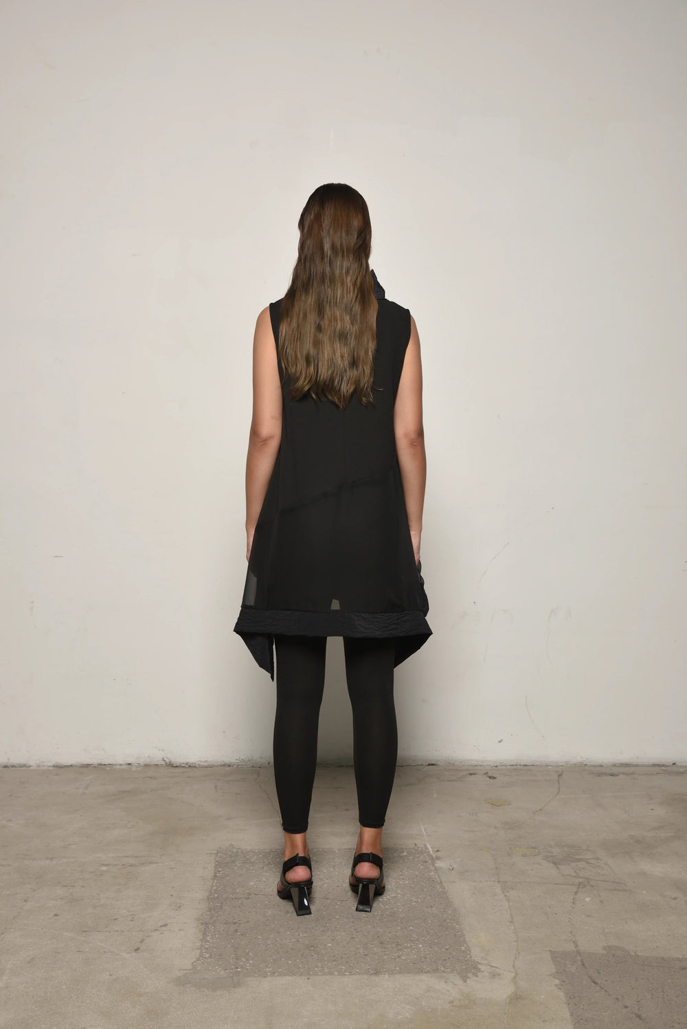 Sleeveless Mix Tunic