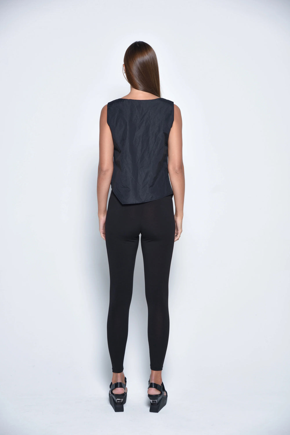 Uneven Hem Tank