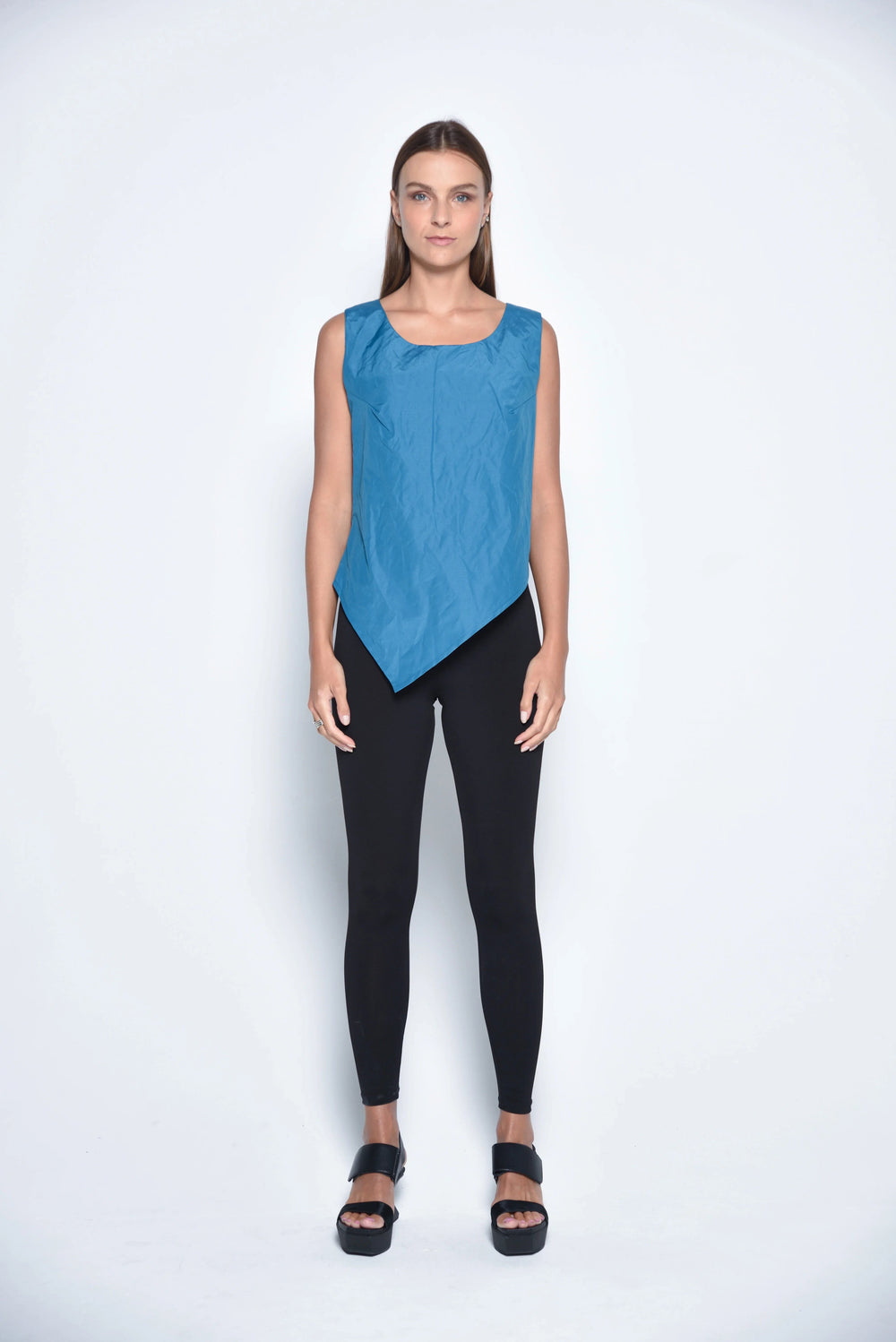 Uneven Hem Tank