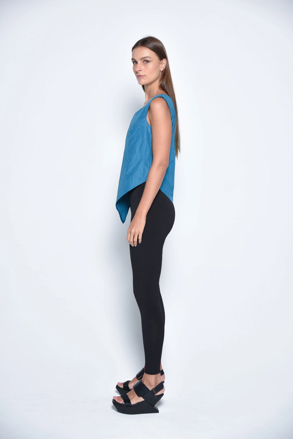 Uneven Hem Tank