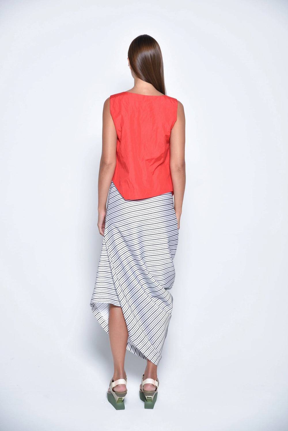 Uneven Hem Tank