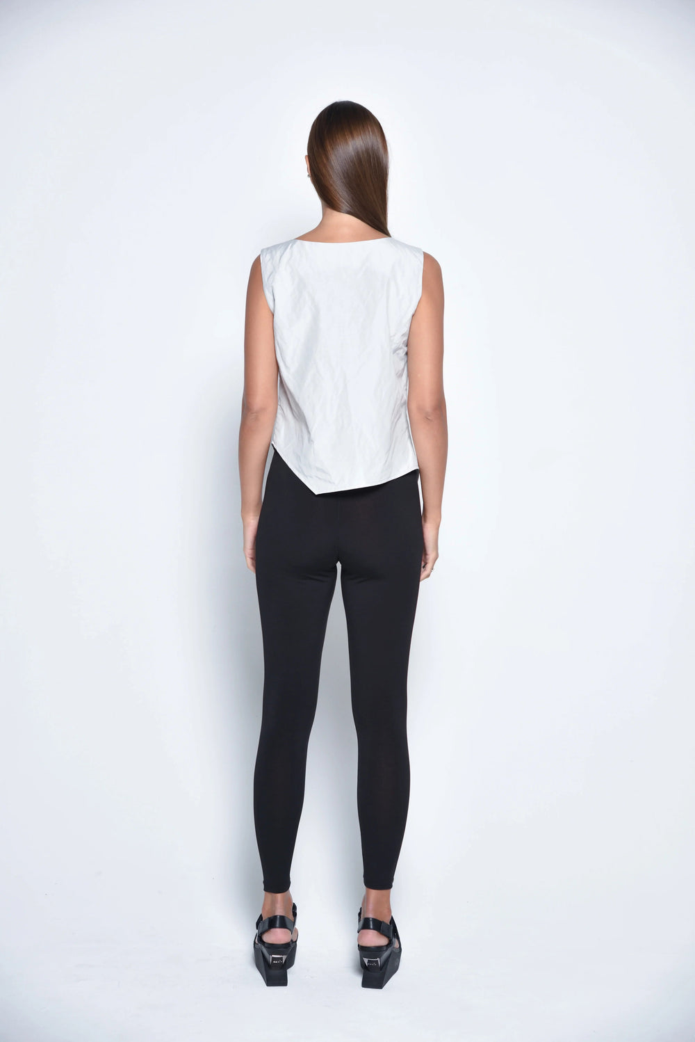 Uneven Hem Tank