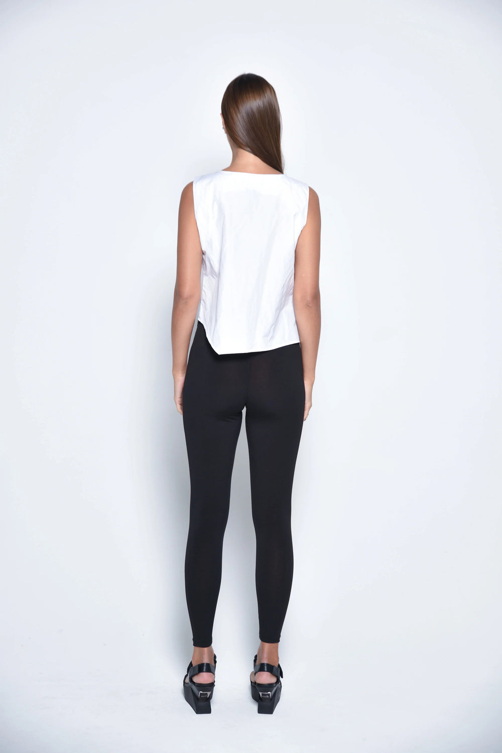 Uneven Hem Tank