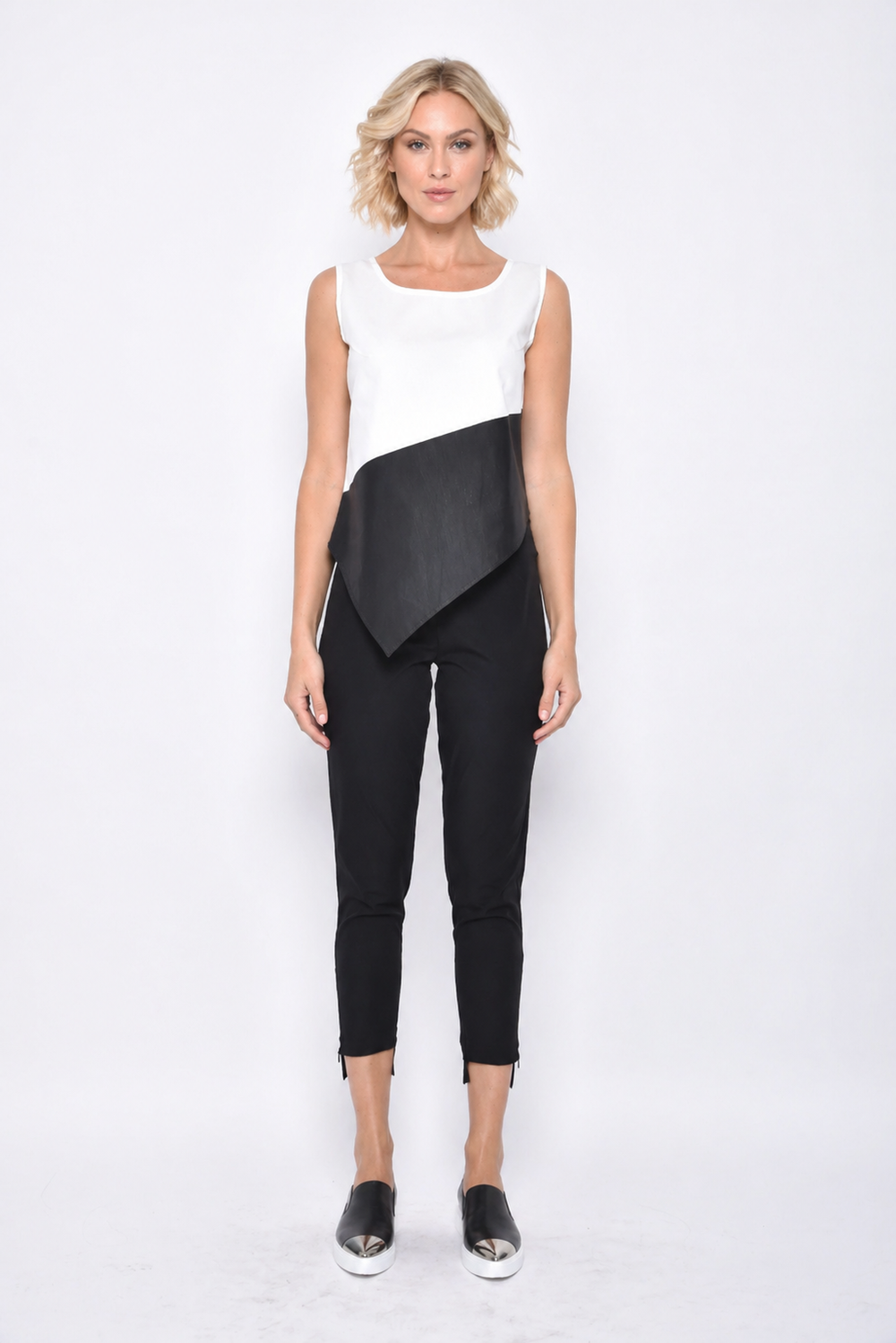 Uneven Hem Tank